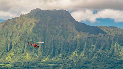 crown helicopter ride|Path to Pali Passage .